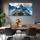 Modern Minimalist Mountain Ruin Wall Art Canvas Office Home Room Framed 80x45cm