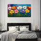 Blue And Orange Interwoven Perfect Wall Art Canvas Office Home Room Framed 120x60cm