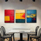 3pcs Thick Brushstrokes and Textured Perfect Wall Art Set Canvas Framed 40x60cm - High Quality Print 100% Australian Made Wall Canvas Ready to Hang