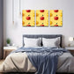 3pcs Different Sizes Of Apple Creative Style Wall Art Set Canvas Framed 40x60cm - High Quality Print 100% Australian Made Wall Canvas Ready to Hang