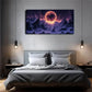 Earth with Exotic Rocks & Fiery Wall Art Canvas Office Home Room Framed 120x60cm