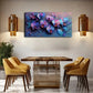 Multiple Blooming Orchids Petal Wall Art Canvas Office Home Room Framed 120x60cm
