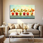 Apple & Leaf Landscape Vibrant Wall Art Canvas Office Home Room Framed 120x60cm