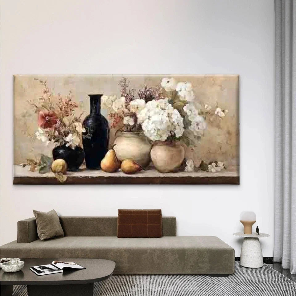 Featuring a Fruit Jar Design Wall Art Canvas Office Home Room Framed 80x45cm