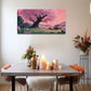 Japanese Pink Sakura Blooms Wall Art Canvas Office Home Room Framed 120x60cm