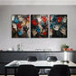 3pcs Graffiti Handprint Abstract Modern Perfect Wall Art Set Canvas Framed 40x60cm - High Quality Print 100% Australian Made Wall Canvas Ready to Hang