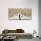Modern Abstract Tree Golden Wall Art Canvas Office Home Room Framed 120x60cm