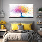 Dots Falling Creative Tree Wall Art Canvas Office Home Room Framed 120x60cm