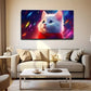 Vibrant Galaxy & Starry Wall Art Canvas Office Home Room Framed 80x45cm