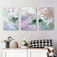 3pcs Abstract Floral & Geometric Modern Metal Print Ready to Hang Art
