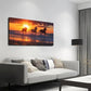 Three Galloping Horses Wall Art canvas office home room framed 120x60cm