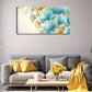 Ginkgo Leaf Design Golden Décor Wall Art Canvas Office Home Room Framed 120x60cm