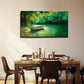 Featuring A Yellowing Boat Wall Art Canvas Office Home Room Framed 80x45cm