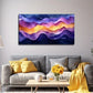 Blue Curve Suitable Decorative Wall Art Canvas Office Home Room Framed 120x60cm