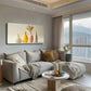 Unique Shape Vases Placed Wall Art Canvas Office Home Room Framed 120x60cm