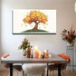 All Leaves And Flowers Golden Wall Art Canvas Office Home Room Framed 120x60cm