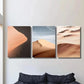 3pcs Namibia Sand Dunes Desert Landscape Wall Art Set Canvas Framed 40x60cm - High Quality Print 100% Australian Made Wall Canvas Ready to Hang