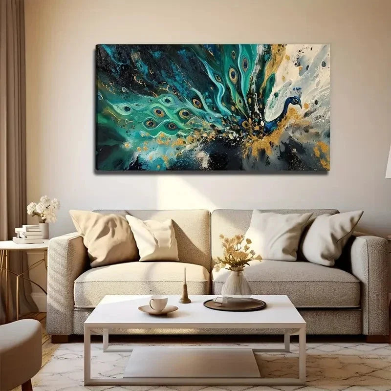 Modern Bohemian Landscape Wall Art Canvas Office Home Room Framed 120x60cm