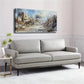 A Lonely Town In The Ruins Wall Art Canvas Office Home Room Framed 120x60cm