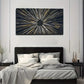 Abstract Interwoven Line Design Wall Art Canvas Office Home Room Framed 120x60cm