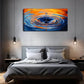 Beautiful Water Drop Design Wall Art Canvas Office Home Room Framed 120x60cm