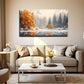 Winter Maple Forest Suitable Wall Art canvas office home room framed 120x60cm