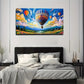 Strong Sense Of Form Wall Art Canvas Office Home Room Framed 80x45cm