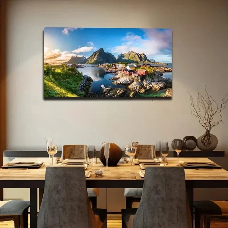 Beautiful Scenery Wall Art Canvas Office Home Room Framed 120x60cm