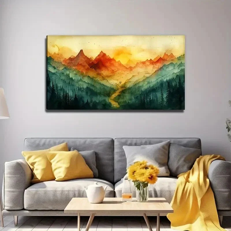 Modern Decorative Painting Wall Art Canvas Office Home Room Framed 120x60cm