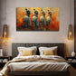 Ancient Terracotta Warriors Wall Art Canvas Office Home Room Framed 80x45cm