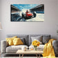 Dynamic Formula 1 Scene Racing Wall Art Canvas Office Home Room Framed 120x60cm