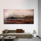 Abstract Textured Impasto Wall Art Canvas Office Home Room Framed 120x60cm