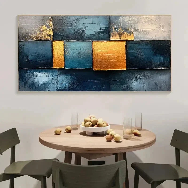 Contemporary Minimalist Mural Wall Art Canvas Office Home Room Framed 120x60cm