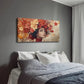 Modern Minimalist Autumn Floral Wall Art Canvas Office Home Room Framed 120x60cm