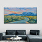 Abstract Mountain Road Sunset Wall Art Canvas Office Home Room Framed 80x45cm