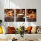 3pcs Fresh Coffee Beans and Beautiful Perfect Wall Art Set Canvas Framed 40x60cm - High Quality Print 100% Australian Made Wall Canvas Ready to Hang
