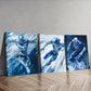 3pcs Ice Shelf Snow Dark Hero Real Perfect Wall Art Set Canvas Framed 40x60cm - High Quality Print 100% Australian Made Wall Canvas Ready to Hang