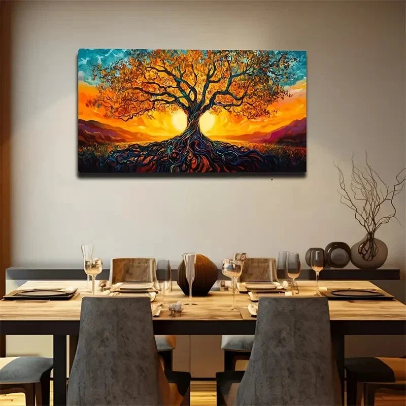 A Symbol Of The Future Of The Wall Art Canvas Office Home Room Framed 120x60cm