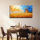 Wide View Of Wheat Fields Wall Art Canvas Office Home Room Framed 120x60cm