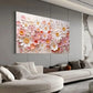 Flower Background Pink wall canvas office home room framed 120x60cm