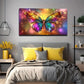 A Warm Yellow Background Wall Art Canvas Office Home Room Framed 120x60cm