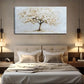 A Big Tree White Golden Leaves Wall Art Canvas Office Home Room Framed 120x60cm