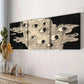 3pcs Face Made of Many Eyes Decoration Wall Art Set Canvas Framed 40x60cm - High Quality Print 100% Australian Made Wall Canvas Ready to Hang