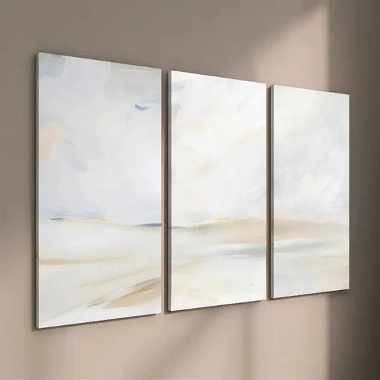3pcs Abstract Watercolor Style Wall Art Set Canvas Framed 40x60cm - High Quality Print 100% Australian Made Wall Canvas Ready to Hang