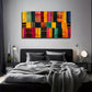 Textile Fabric Suitable Wall Art Canvas Office Home Room Framed 120x60cm