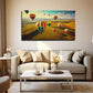Air Balloons Suitable Wall Art Canvas Office Home Room Framed 80x45cm