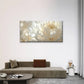 White Flowers Yellow Petal Wall Art Canvas Office Home Room Framed 120x60cm