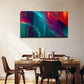 Modern Bohemian Striped Wall Art Canvas Office Home Room Framed 80x45cm