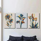 3pcs Three Dimensional Blooming Flowers Wall Art Set Canvas Framed 40x60cm - High Quality Print 100% Australian Made Wall Canvas Ready to Hang