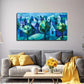 House And Tree Murals Wall Art Canvas Office Home Room Framed 120x60cm